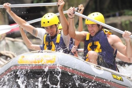 Morning White Water Rafting + Elephant Safari Ride Tour